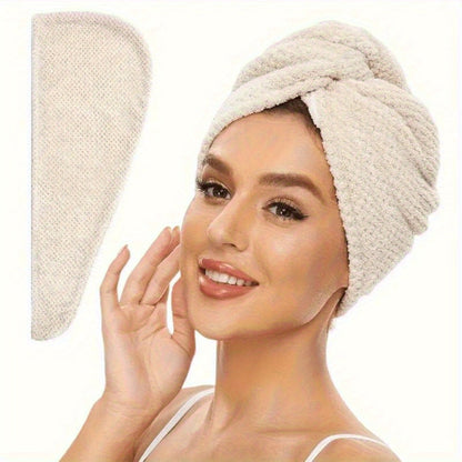 Microfiber Hair Towel Set - Super Absorbent Hair Wrap