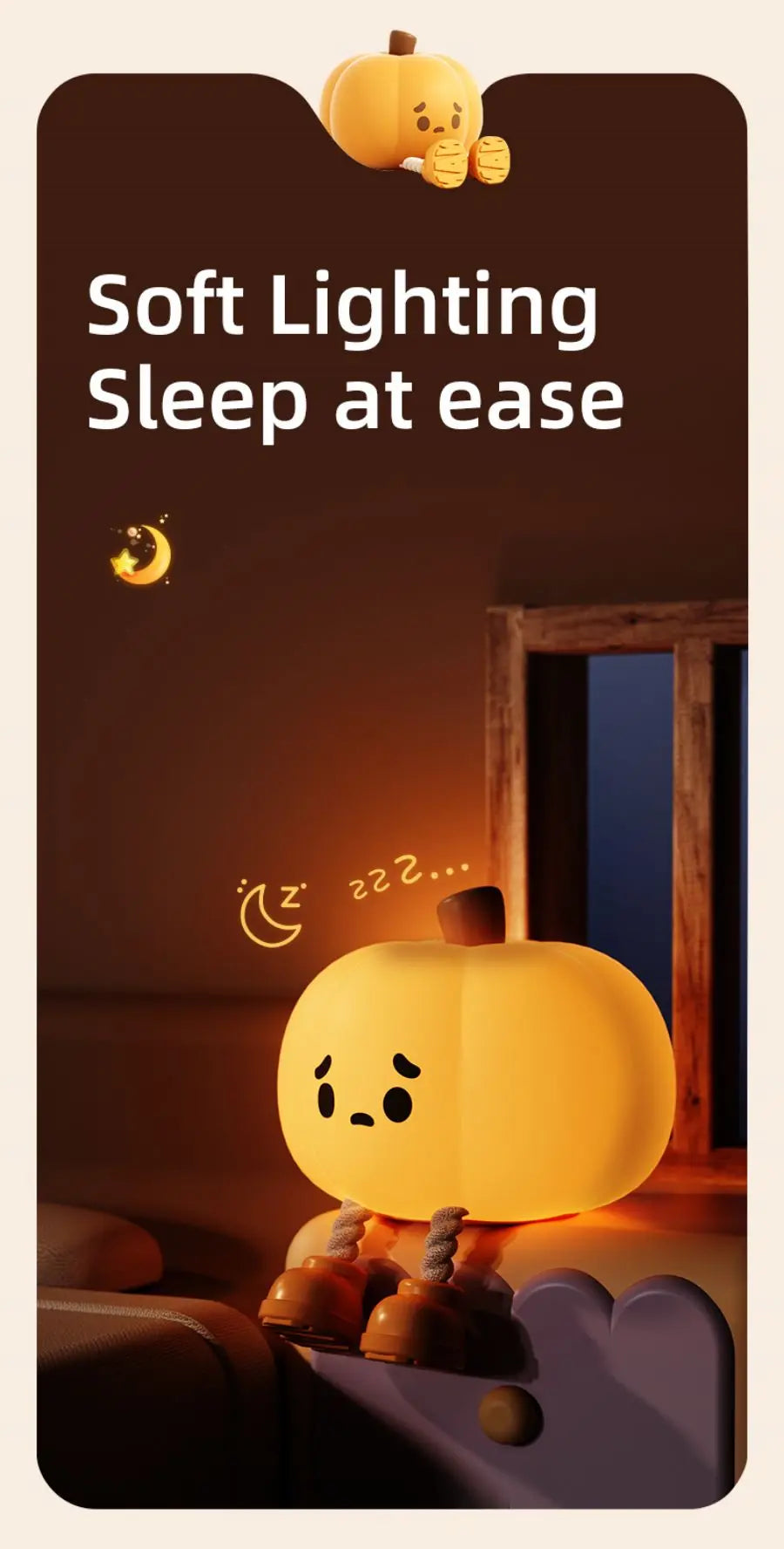 Cute Soft Silicone Safe Lamp