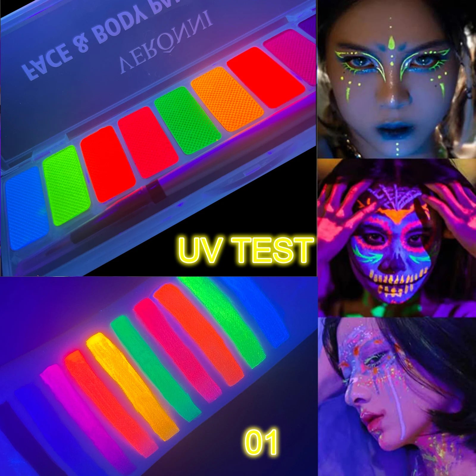 Glow Fluorescent Neon Oil