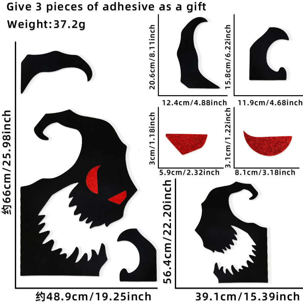 Evil Stickers for Doors and Windows