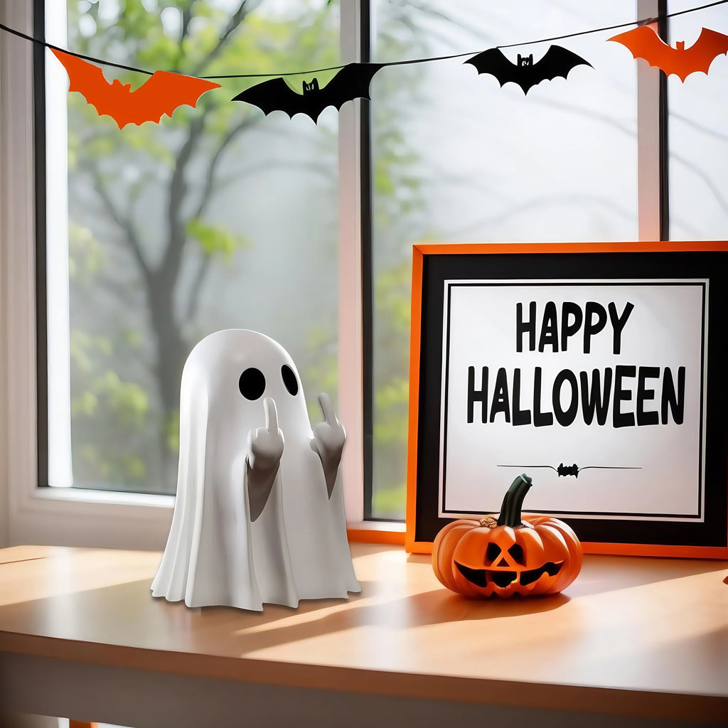 Middle Finger Cute Ghost
