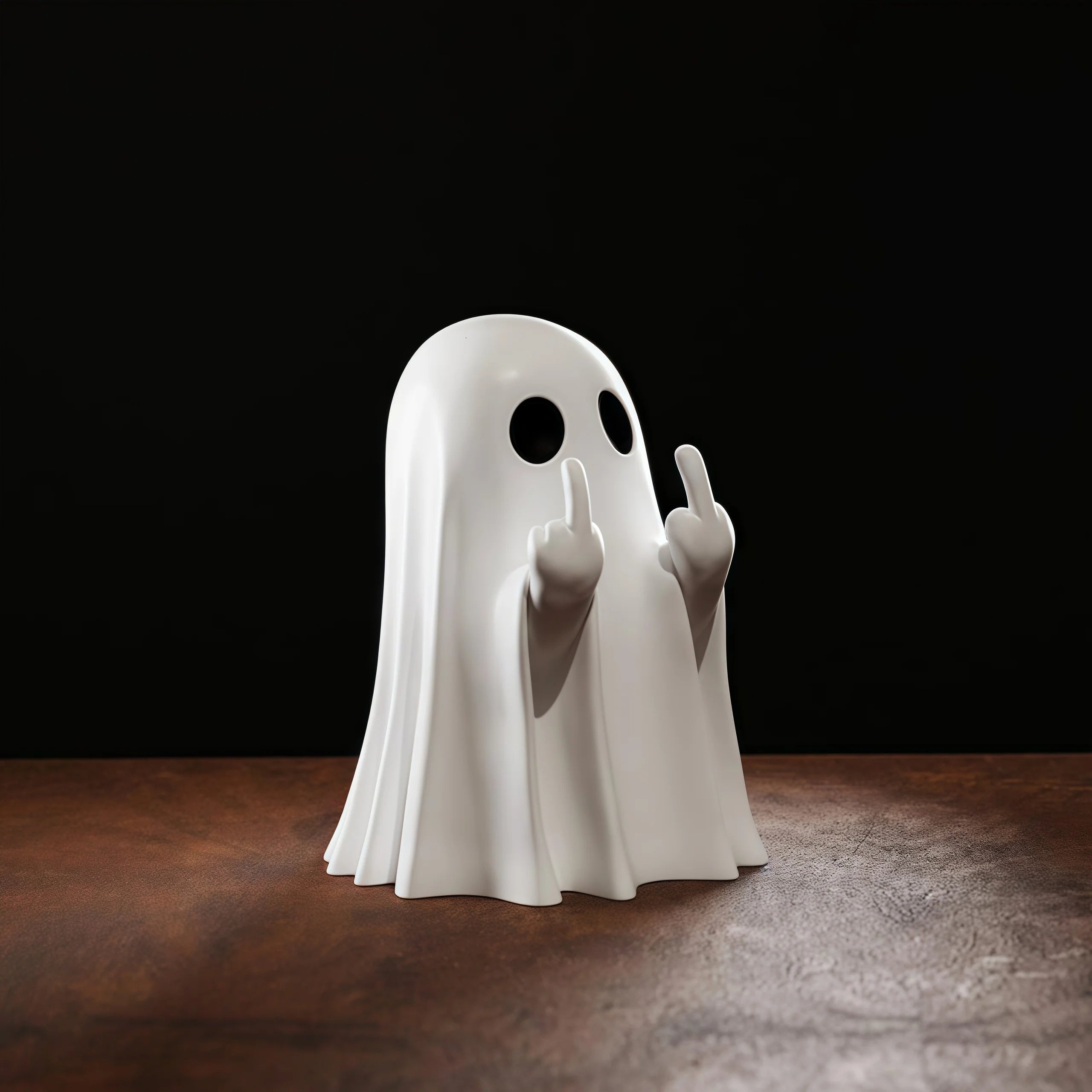 Middle Finger Cute Ghost