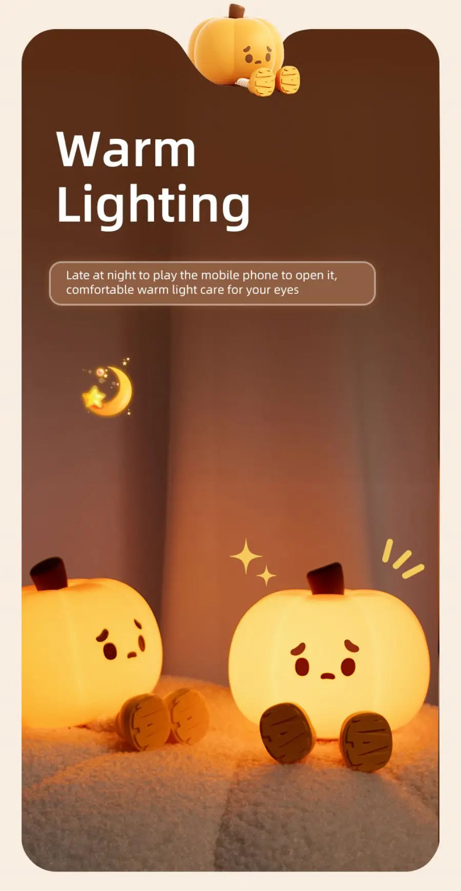 Cute Soft Silicone Safe Lamp
