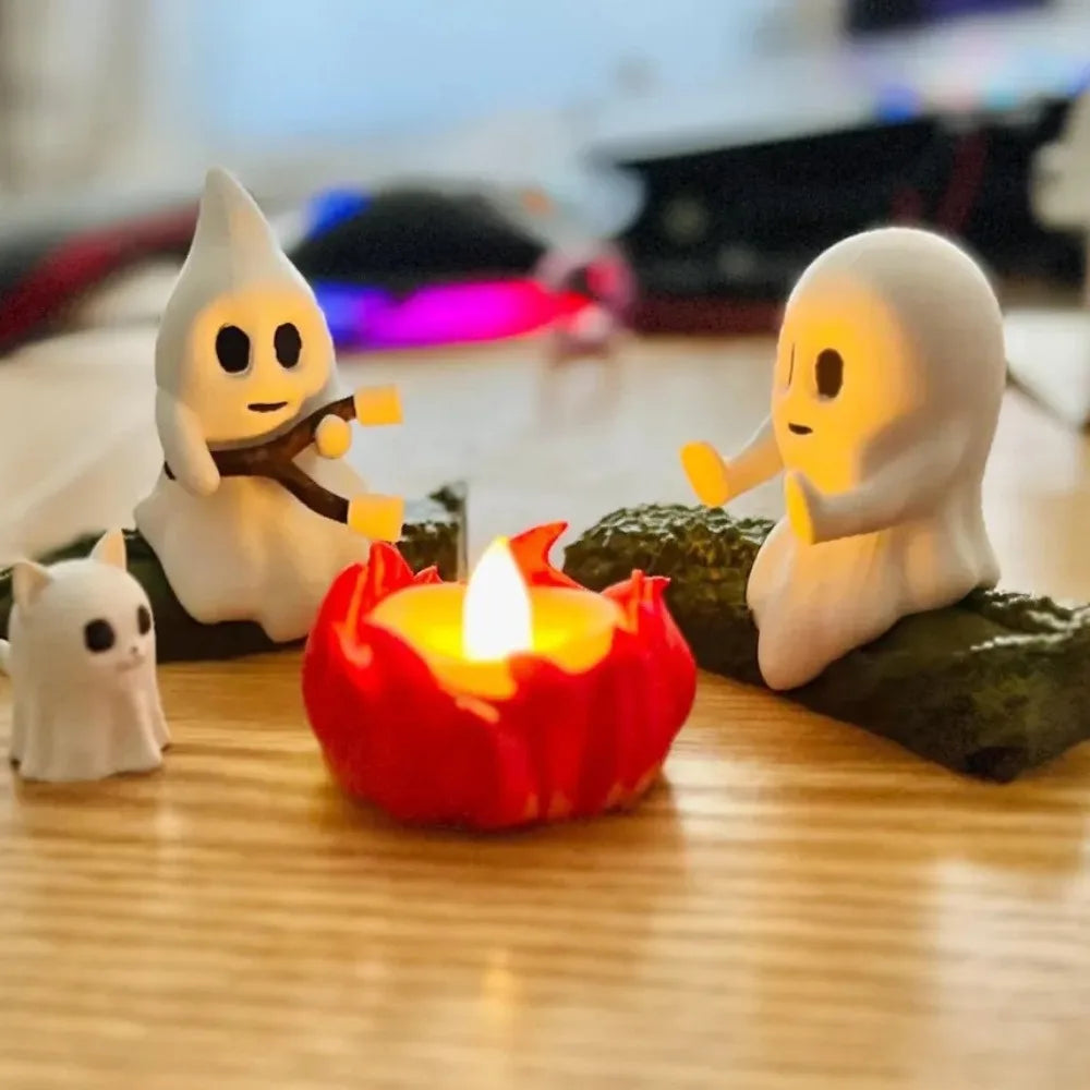Ghost Campfire Decor