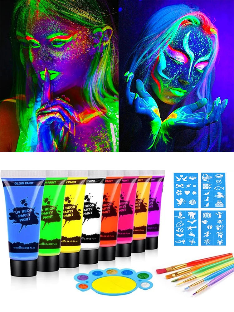 UV Neon Face Body Paint