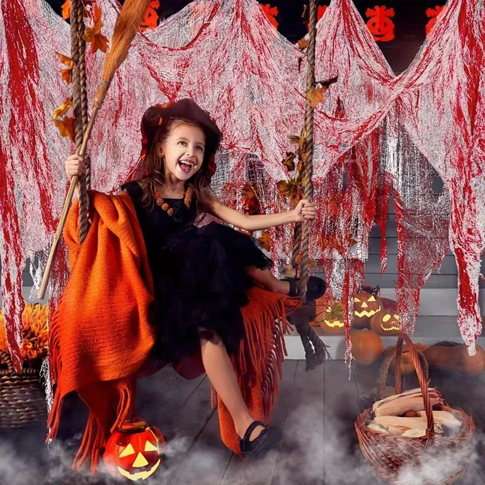 Halloween Bloody Gauze Decorations