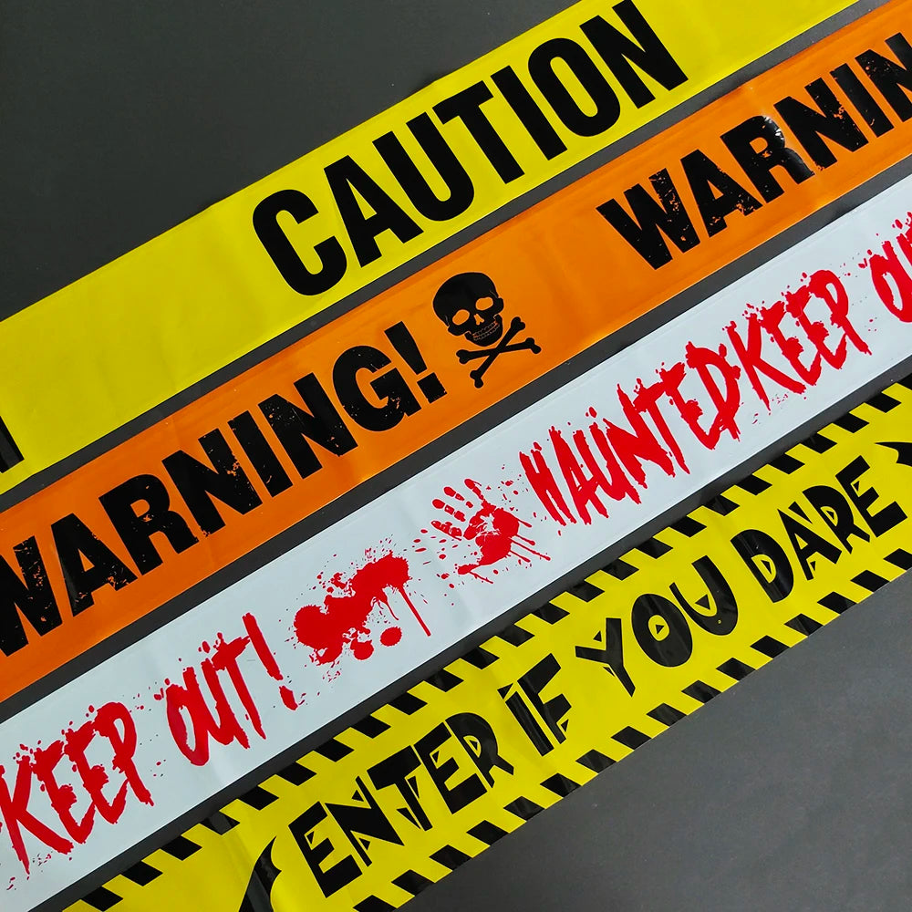 Halloween Warning Tape