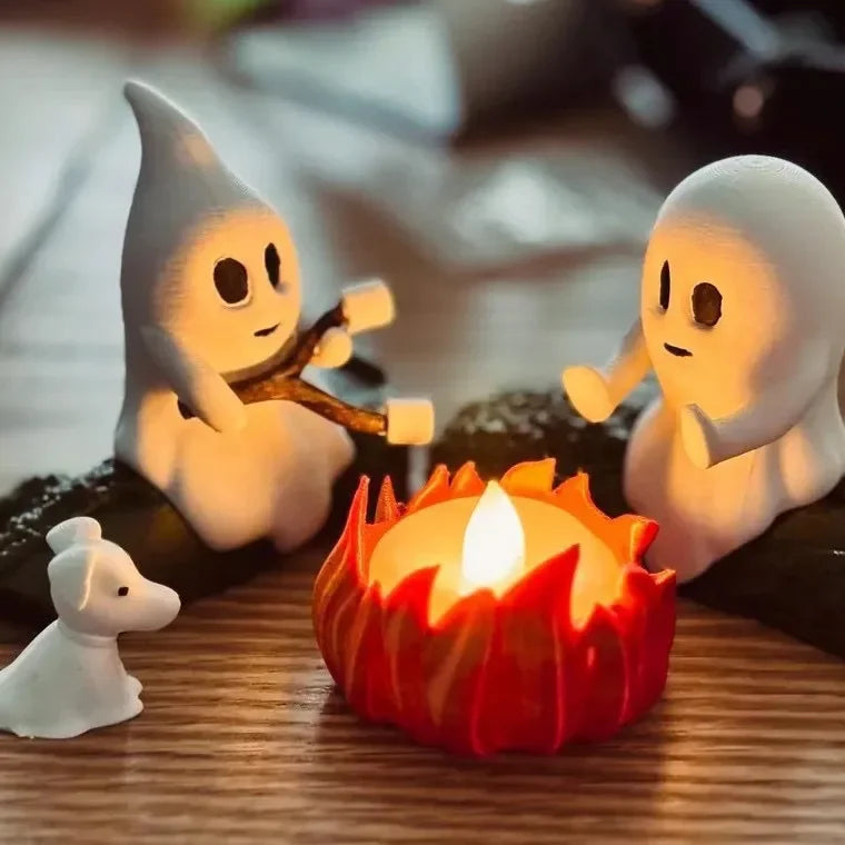 Ghost Campfire Decor
