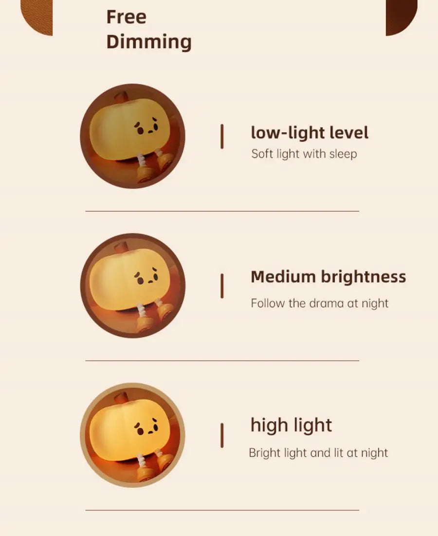 Cute Soft Silicone Safe Lamp