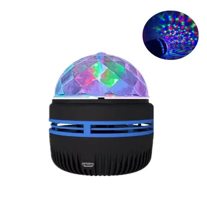 LED NightLights Galaxy Projector Remote Control 5V USB Rechargeable Starry Sky Lamp DMX Sound Active 7 Modes for Kids Room Decor