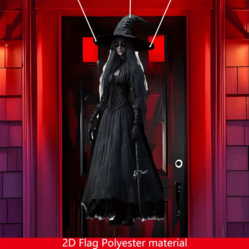 2D Halloween horror skull bride