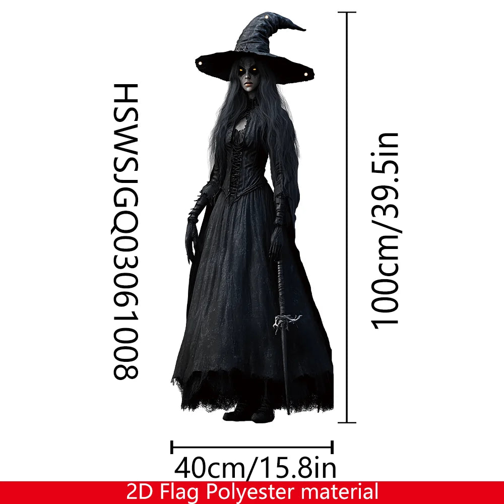 2D Halloween horror skull bride