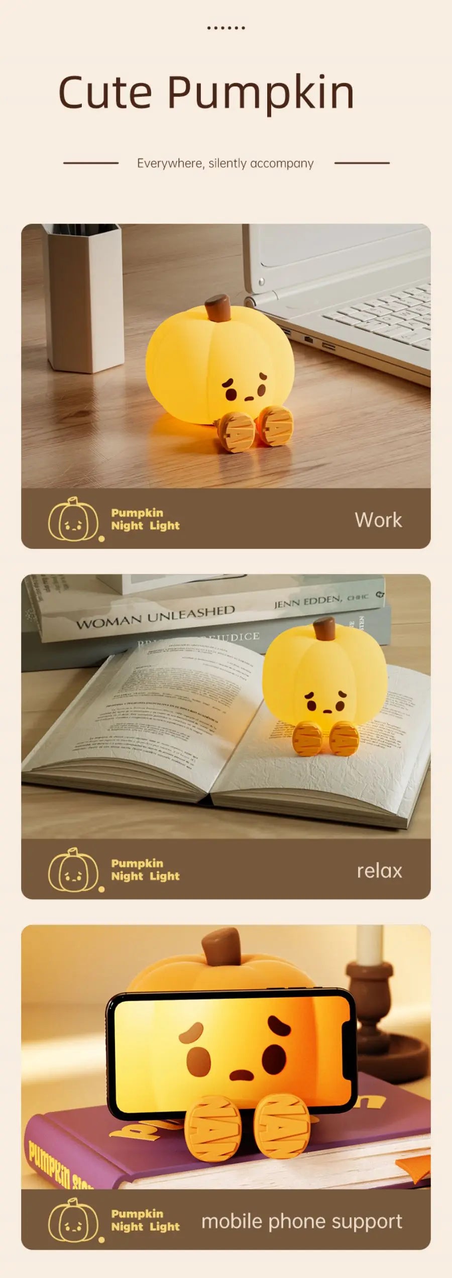 Cute Soft Silicone Safe Lamp