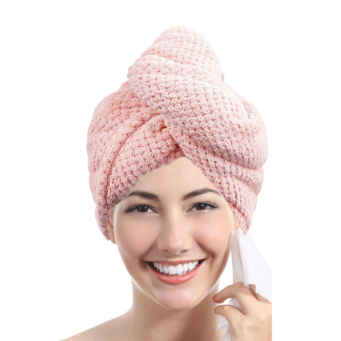 Microfiber Hair Towel Set - Super Absorbent Hair Wrap