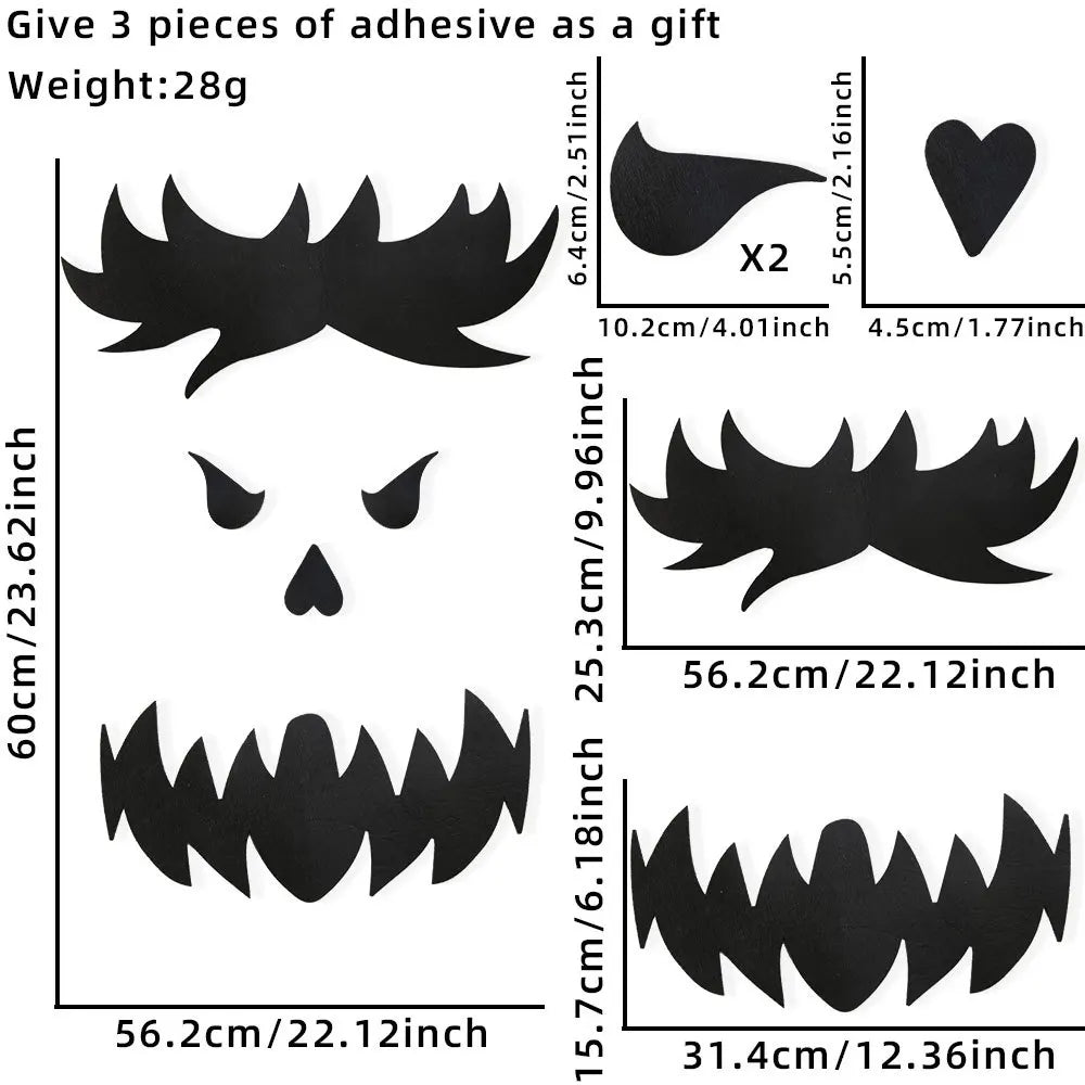 Evil Stickers for Doors and Windows