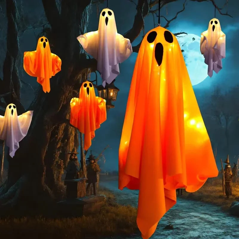Glowing  LED White Ghost
