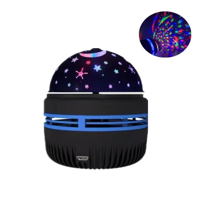 LED NightLights Galaxy Projector Remote Control 5V USB Rechargeable Starry Sky Lamp DMX Sound Active 7 Modes for Kids Room Decor