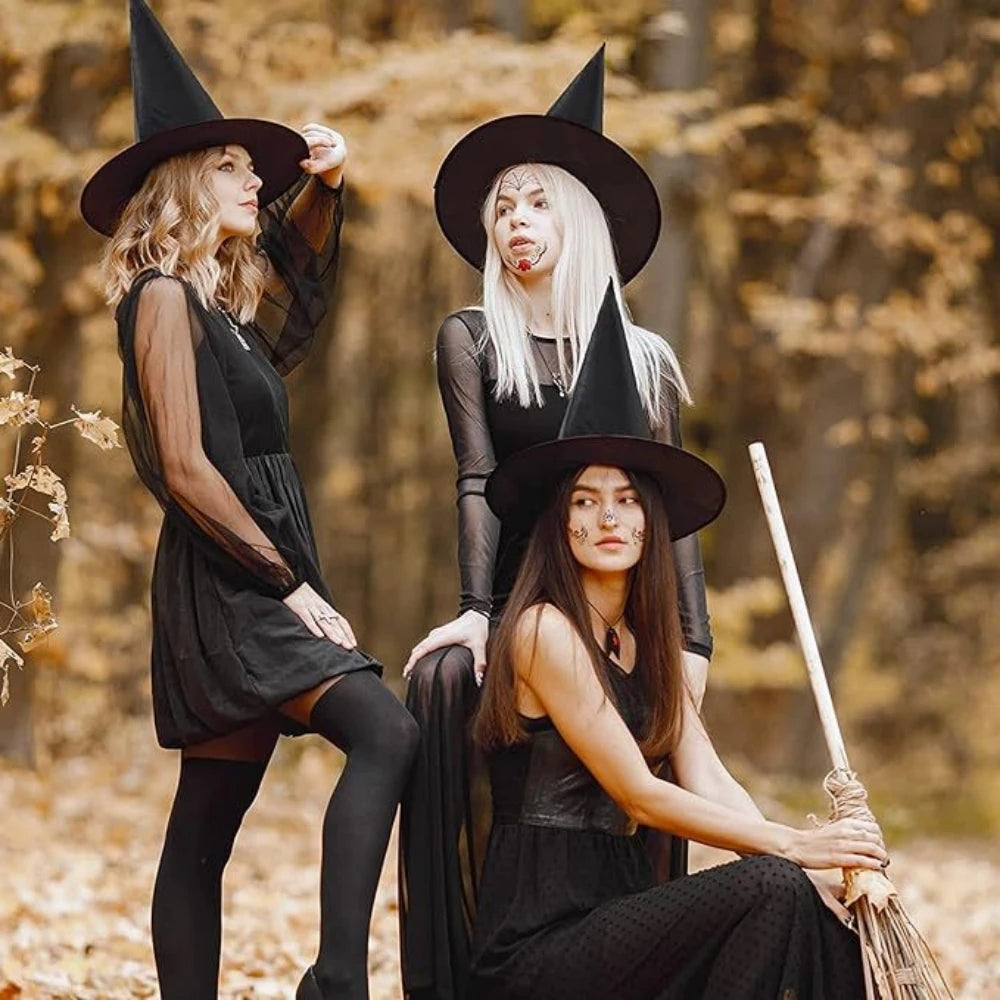 1Pcs Black Wizard Hat