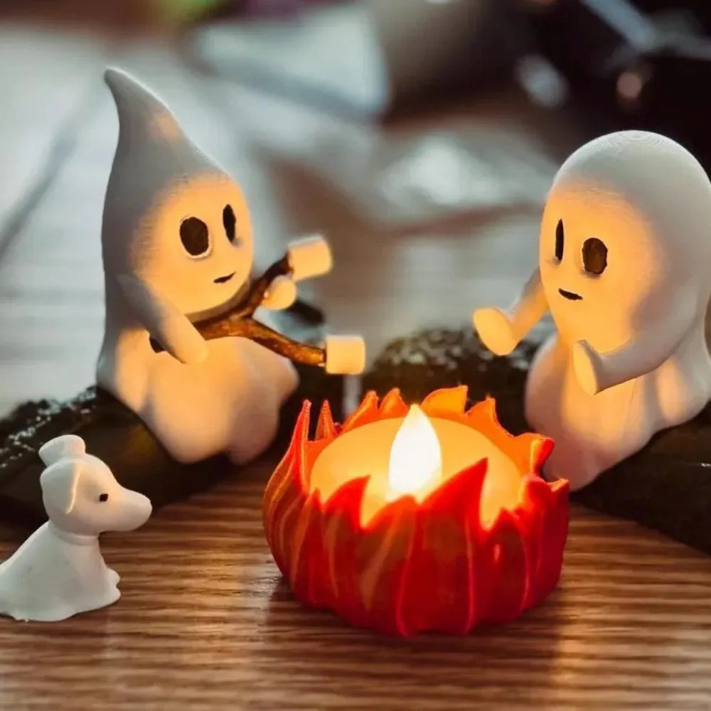 Ghost Campfire Decor