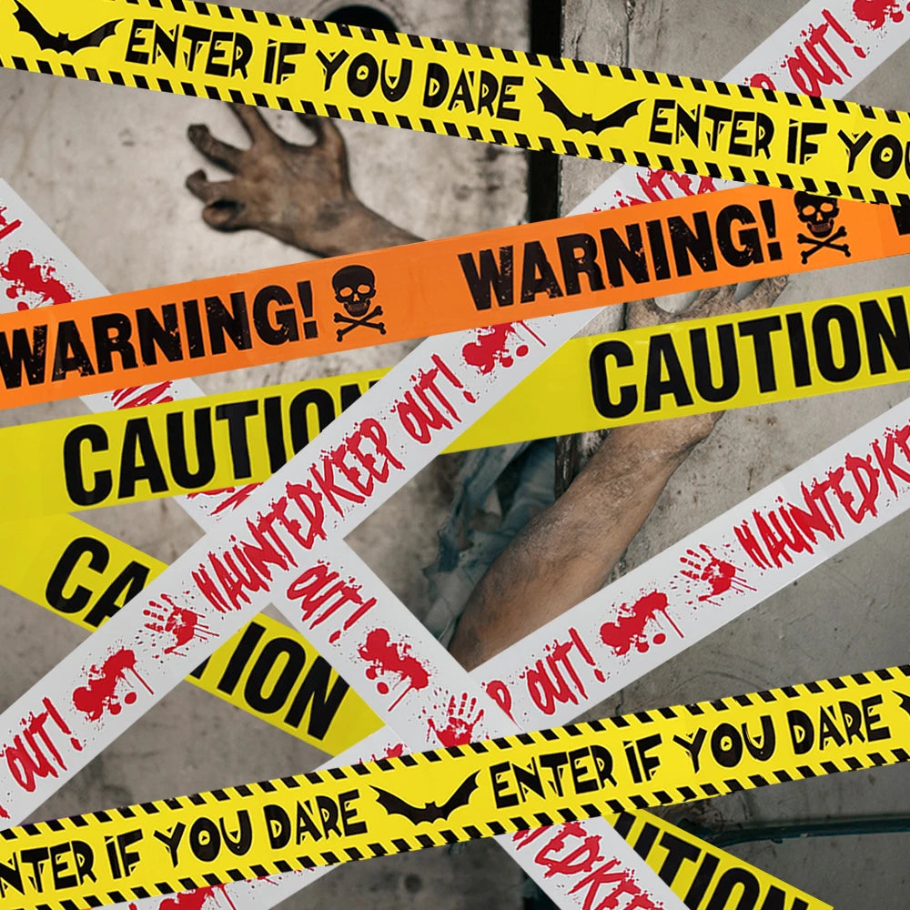 Halloween Warning Tape