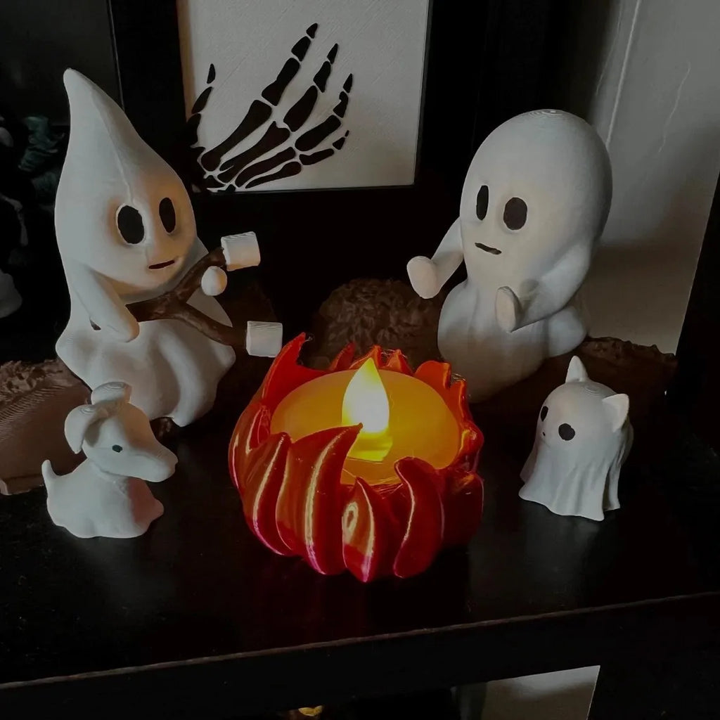 Ghost Campfire Decor