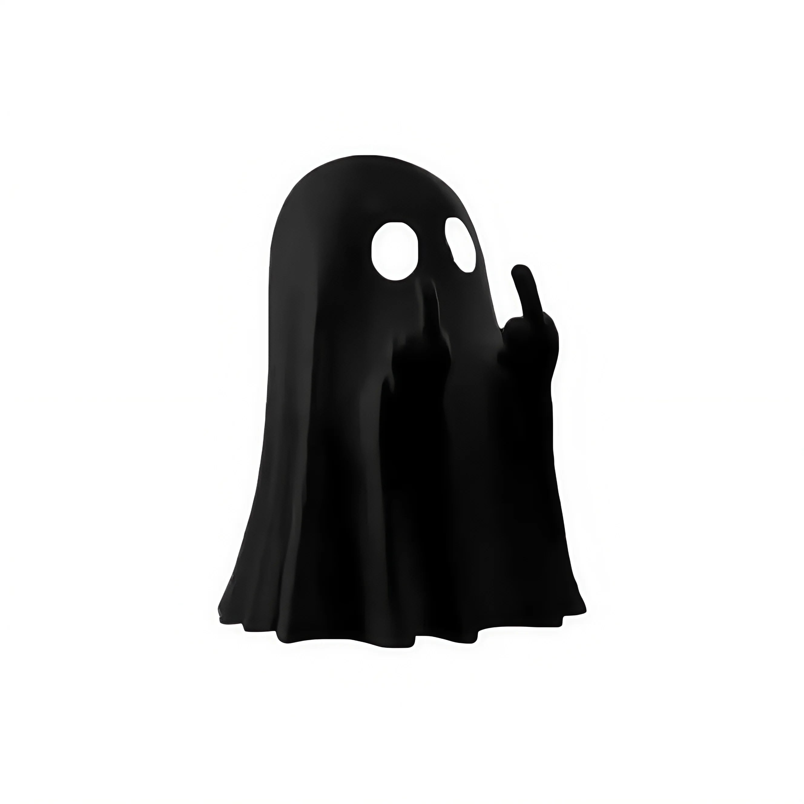 Middle Finger Cute Ghost