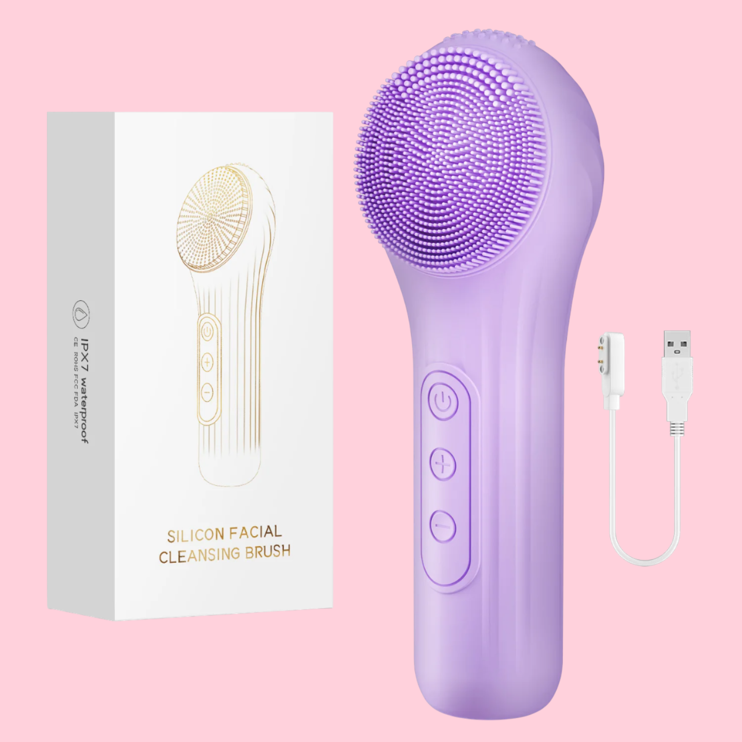 Heated K-Beauty Silicone Facial Cleanser™ — Achieve Instant Glass Skin Glow