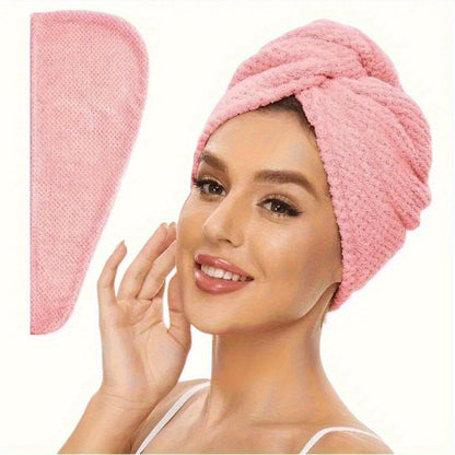 Microfiber Hair Towel Set - Super Absorbent Hair Wrap